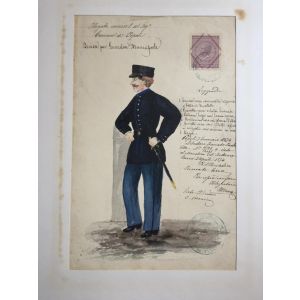 Figure for the uniform of the municipal guard