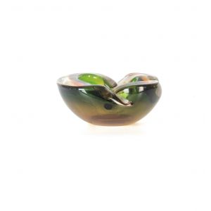 Multicolored Glass Ashtray