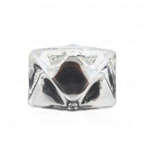 Glass Triangular Ashtray
