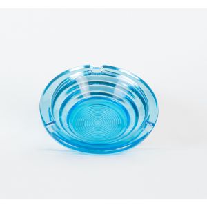 Glass Blue Ashtray