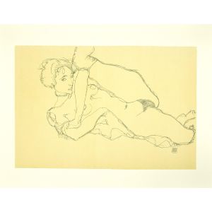 Reclining Nude, Left Leg Raised