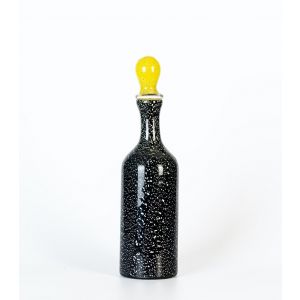 Black and White Spotted Bottle by Jean Mell
