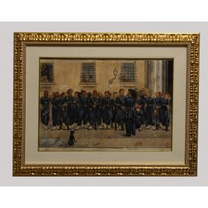 Bersaglieri in Rome by Anonymous - Old Master