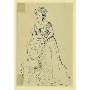Female Figure with Long Dress