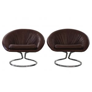 Pair of Armchairs by Giotto Stoppino - Design Furniture