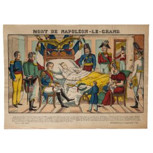 Epinal Print, Death of Napoleone Bonaparte