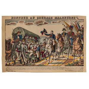 Epinal Print, Napoleone Bonaparte Passing