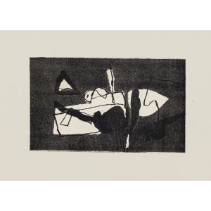 Black Composition by Afro Basaldella - Contemporary Artwork