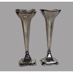 Silver Vases