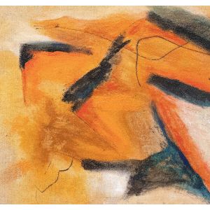 Orange and Black Composition