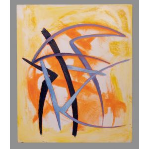 Orange and Violet - SOLD