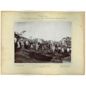 Ceylon - Abstieg vom Dambooltempel 
