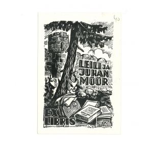 Ex Libris Leili Ja Juhan Muur - Modern Artwork 