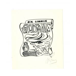Ex Libris Glodane - Modern Artwork