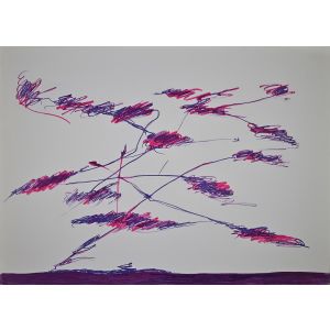 Abstract Violet Composition 