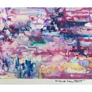 Composition in Pink and Violet
