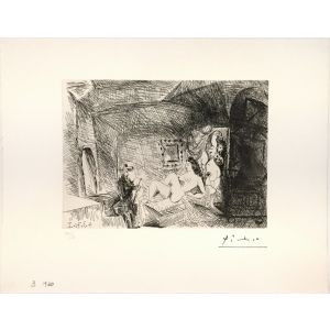 Peintre, Modèle et Toile - SOLD