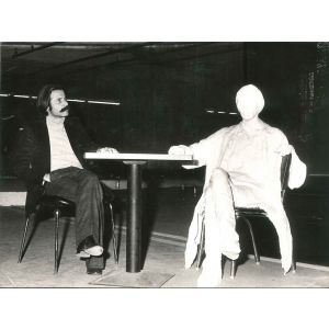 Achille Bonito Oliva and Georges Segal