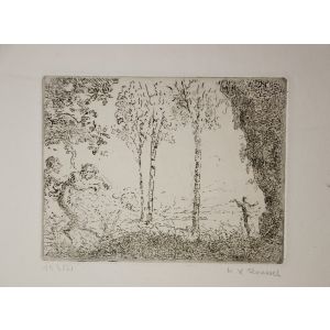 Nymphe et Faunes