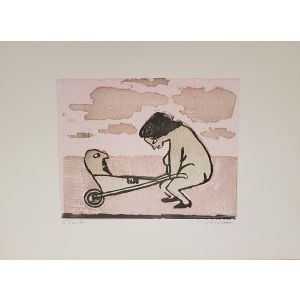 A Woman Playing
