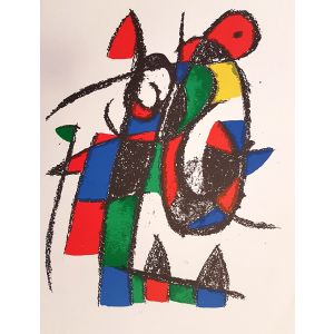 Miró Lithographe II - Plate II 
