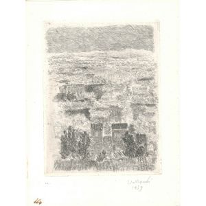 Paesaggio con la luna