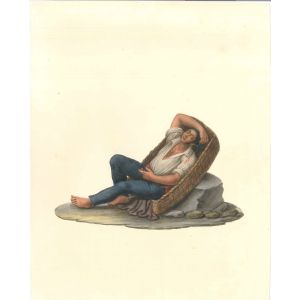 Man in a Basket