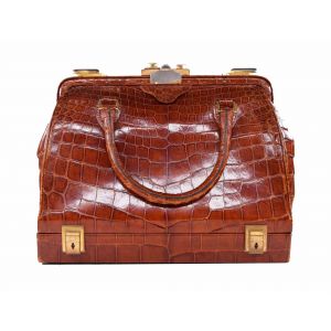 Crocodile Vintage Travel Bag