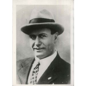 The Portrait of Mussolini before his rise to the power 