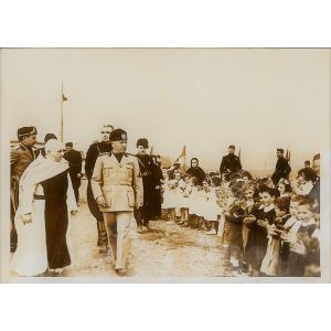 Work Beginning at the 1941 Universal Exhibition (Visite by Mussolini)