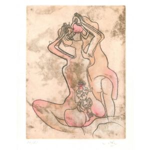 Untitled Etching from Paroles Peintes Suite