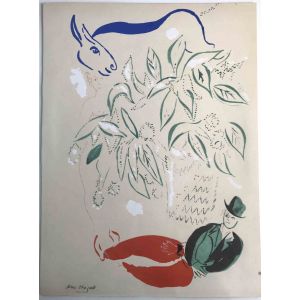 Marc Chagall - Man and Horse - Contemporary Art