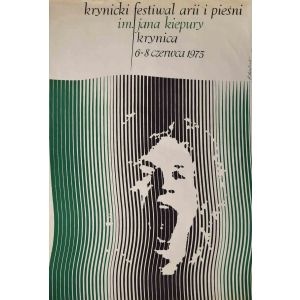 Vintage Poster of Krynica Festival of Aria and Songs Jana Kiepura