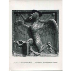 The Symbol of the Apostle St. John by Donatello - Vintage Photo