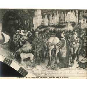 Saint George and the Princess by Pisanello - Vintage Photograph