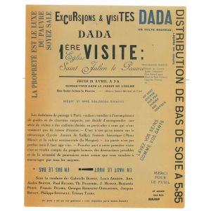 Invitation to Dada Exhibition