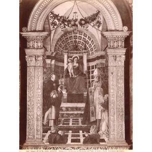 The Church of St. Anastasia in Verona - Vintage Photo Detail