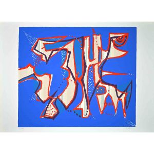 Composition in Blue