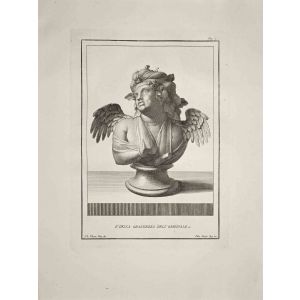 Filippo Morghen - Ancient Roman Bust - Old Masters Art