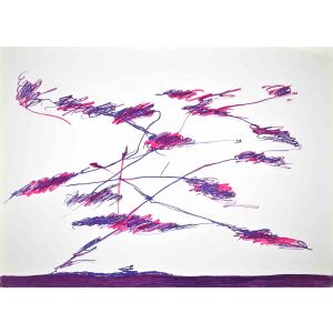 Abstract Violet Composition