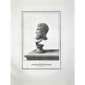 Profile of Ancient Roman Bust