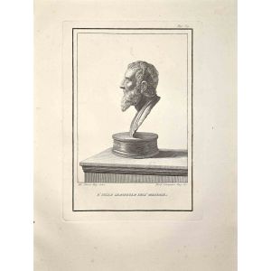 Profile of Ancient Roman Bust