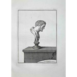Profile of Ancient Roman Bust