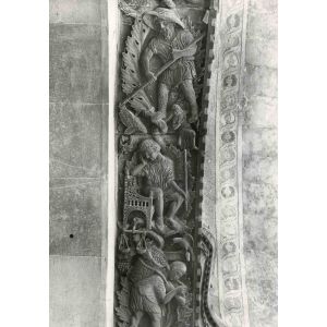 St Mark's Cathedral - Vintage b/w Photo Detail