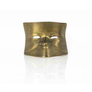 Vintage Venitian Brass Mask