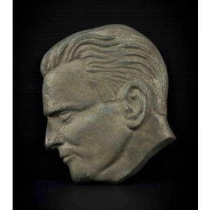 Profile of Man - Vintage Sculpture