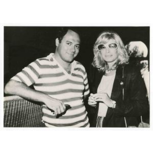 Vintage Portrait of Monica Vitti and Carlo Verdone