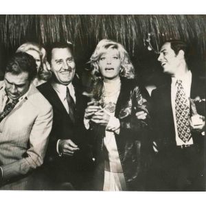 Colleective portrait of Monica Vitti, Alberto Sordi, Nino Manfredi and Ugo Tognazzi