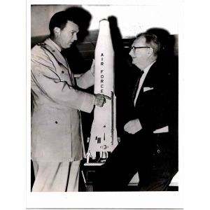 Portrait of Bernard Schriever and Overton Brooks, Air Force