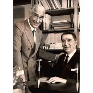 Prof. Pietro Valdoni and  Prof. Angelo Biocca